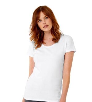 Majica T-shirt ženska 185 g/m2 bela
