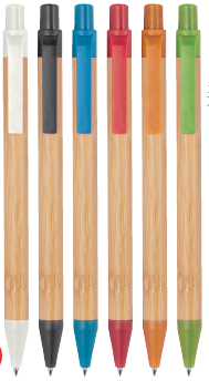 Kemični svinčnik Halle iz bambusa in pšenične slame