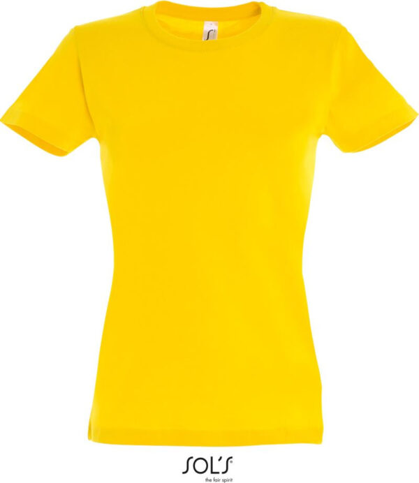 Majica t-shirt 190 g/m2 ženska IMPERIAL SOL'S barvna