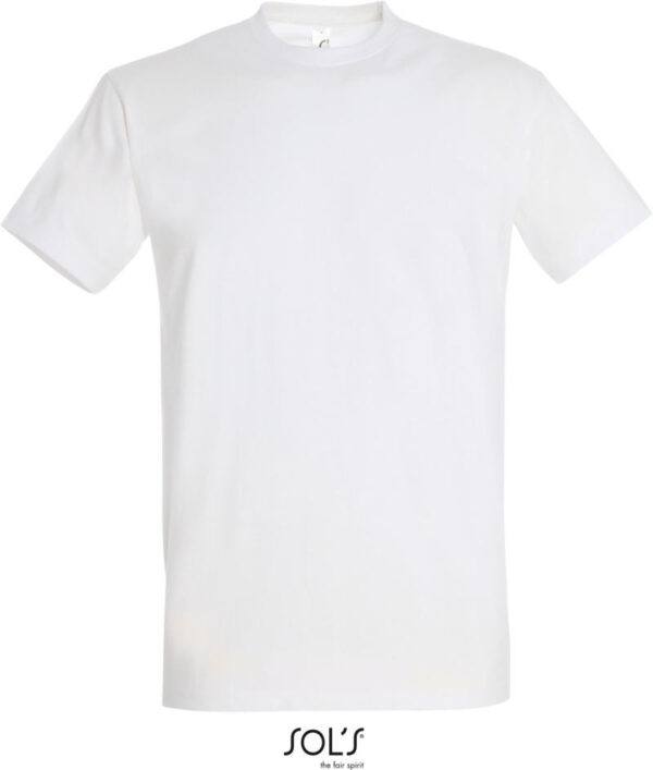 Majica T-shirt 190 g/m2 moška IMPERIAL SOL'S Bela
