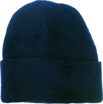 Kapa pletena z zavihkom