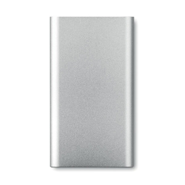 Brezžična prenosna baterija - power bank aluminij