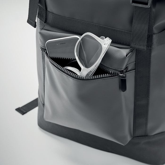 Rolltop nahrbtnik iz vodoodpornega ceradnega platna Rolltop nahrbtnik iz vodoodpornega ceradnega platna