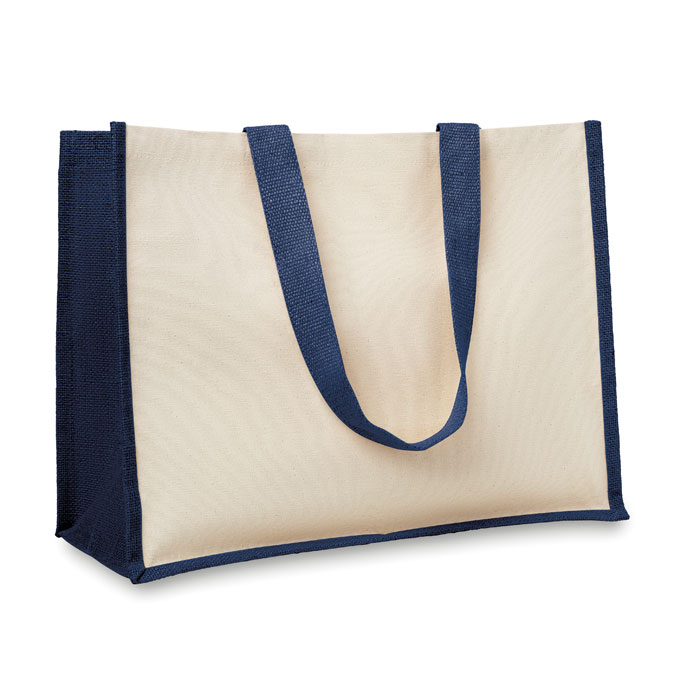 Nakupovalna torba iz jute in platna Nakupovalna torba iz jute in platna