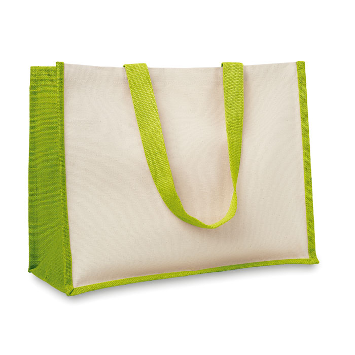 Nakupovalna torba iz jute in platna Nakupovalna torba iz jute in platna