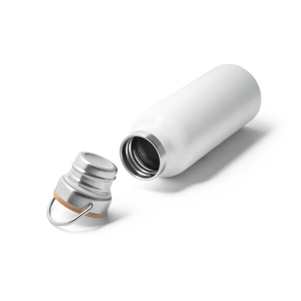 Termo flaška z bambus pokrovom 570 ml
