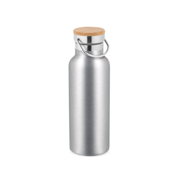 Termo flaška z bambus pokrovom 570 ml