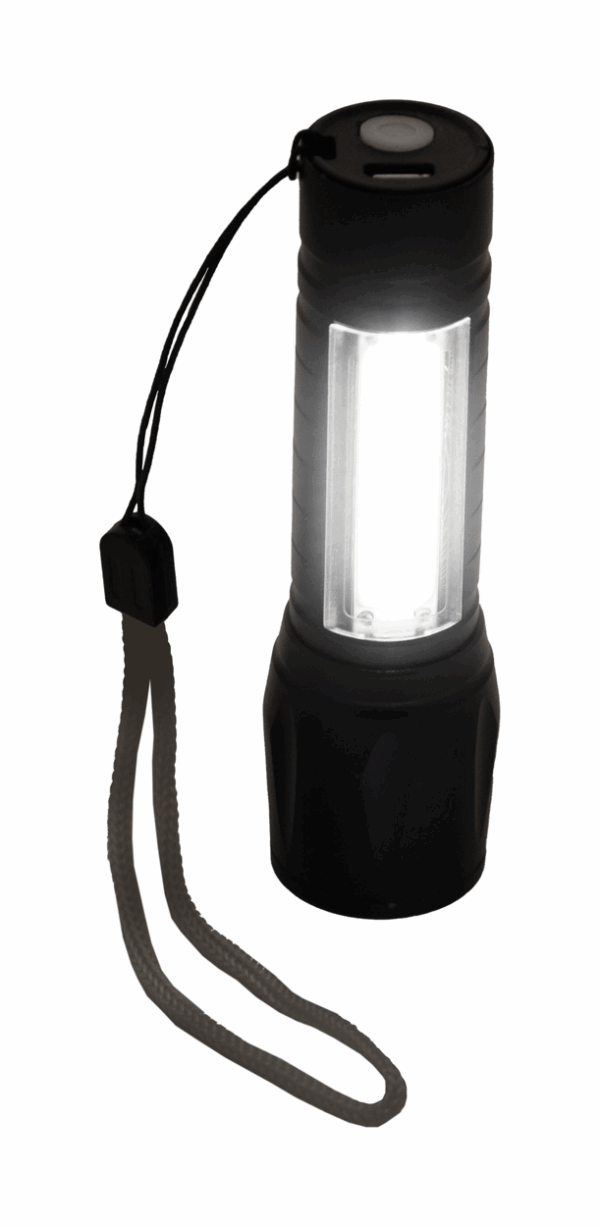 Svetilka COB z USB polnilno baterijo