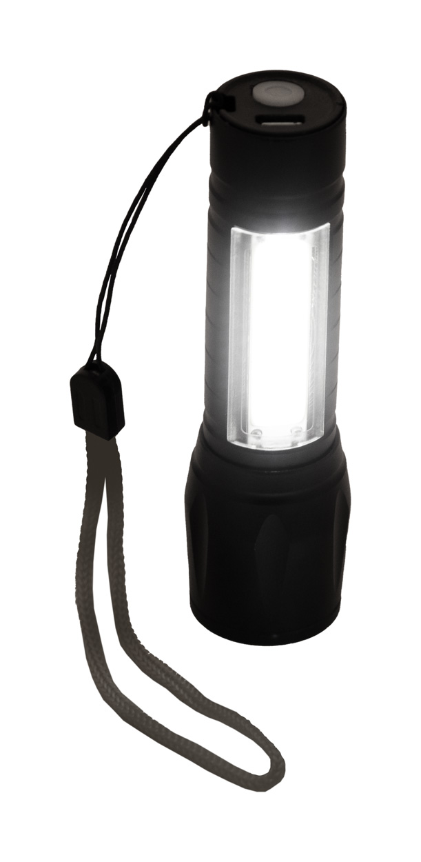 Svetilka COB z USB polnilno baterijo Svetilka COB z USB polnilno baterijo