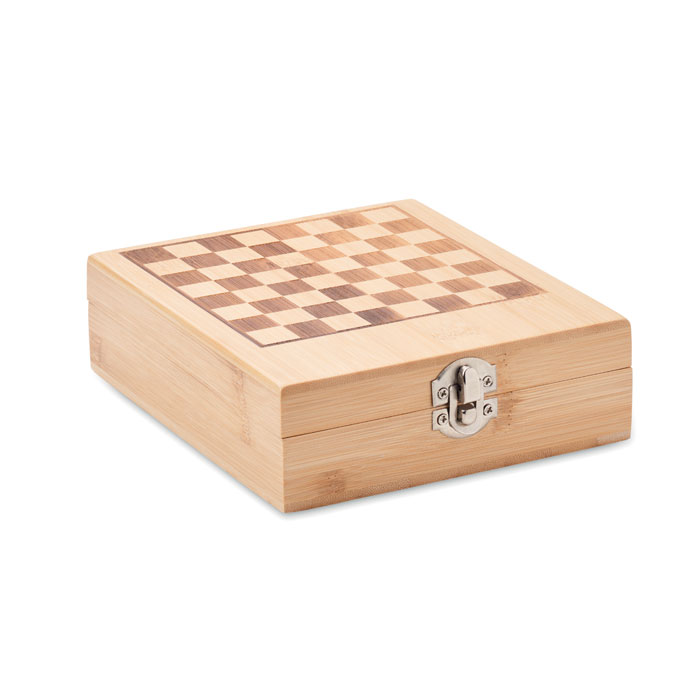 Vinski set šah - bambus Vinski set šah - bambus