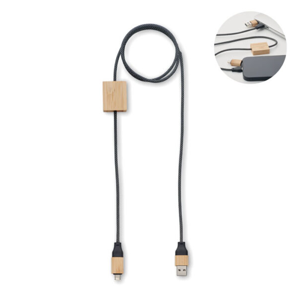 Polnilni kabel RPET / bambus