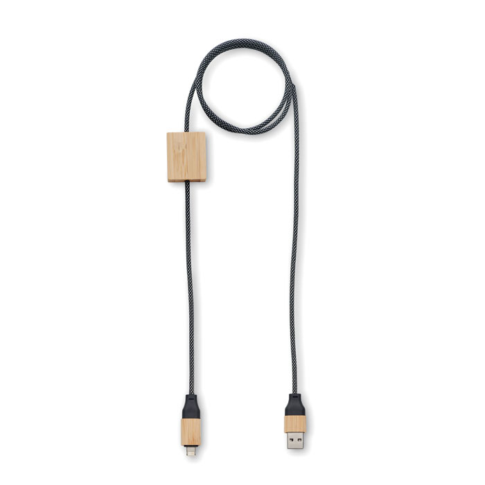 Polnilni kabel RPET / bambus Polnilni kabel RPET / bambus