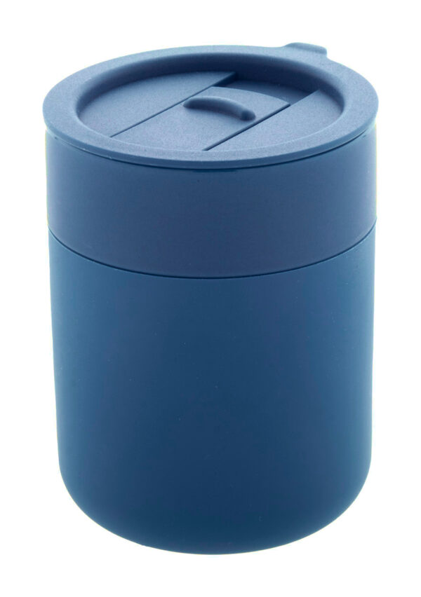 Potovalni keramični lonček s silikonsko prevleko 300 ml