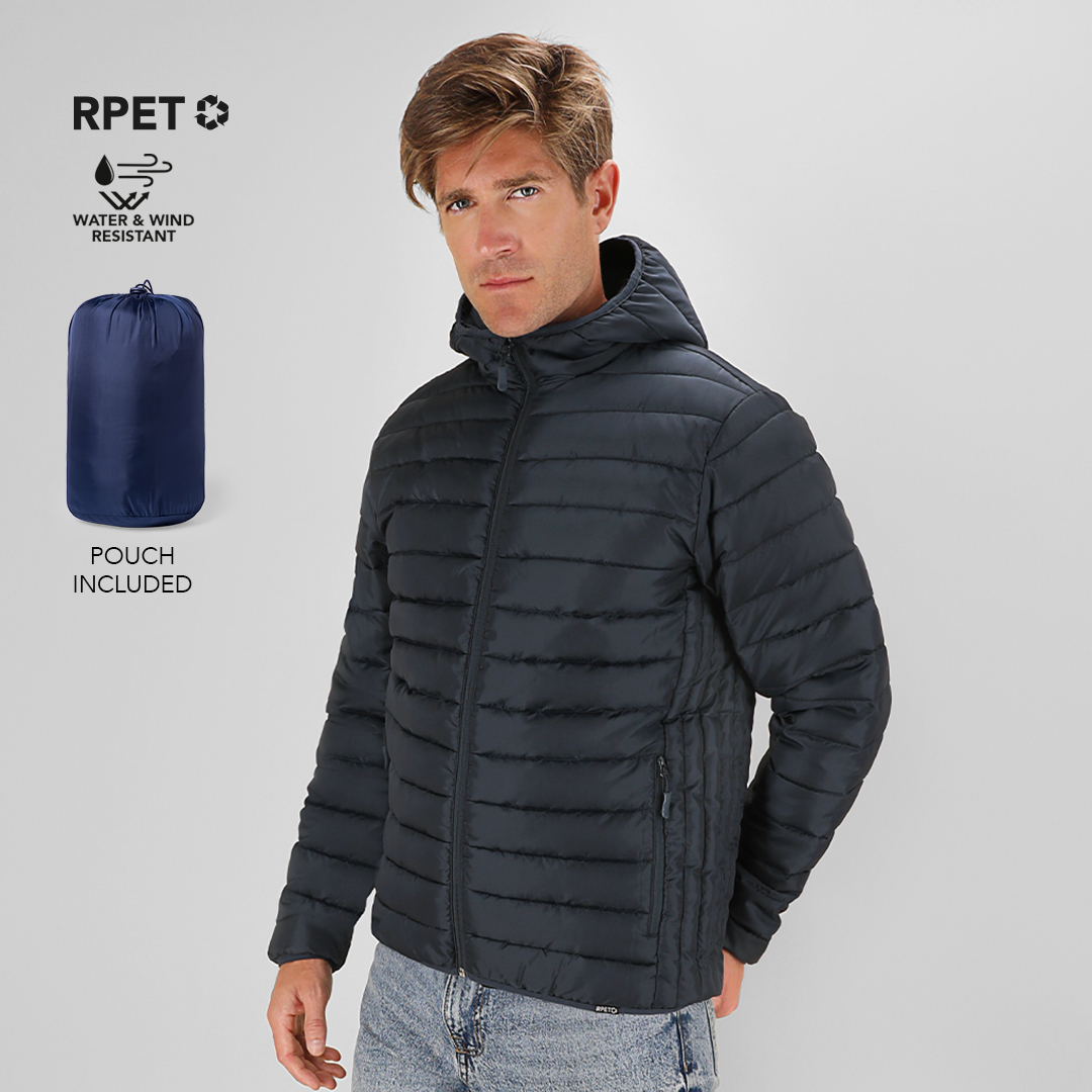 Podložena unisex jakna s kapuco RPET Podložena unisex jakna s kapuco RPET