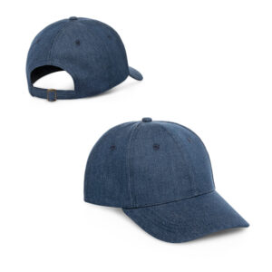 Kapa šilt 6-delna denim