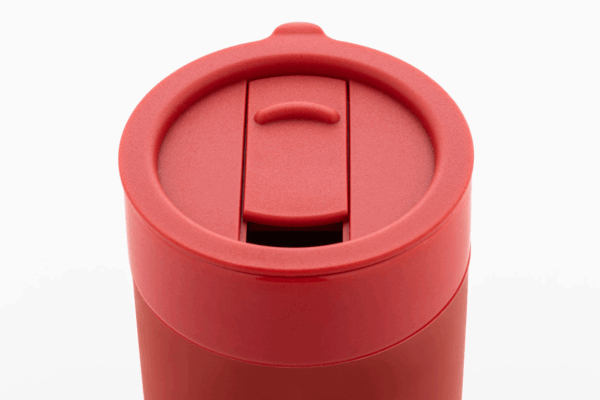 Potovalni keramični lonček s silikonsko prevleko 300 ml