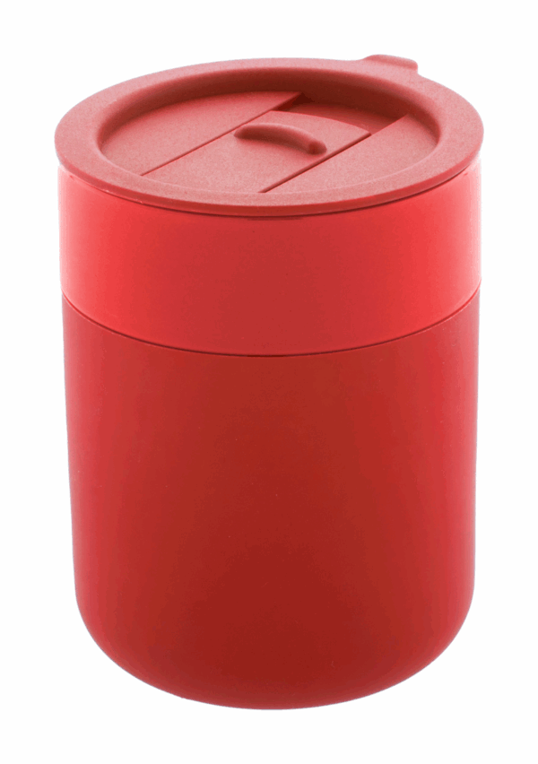 Potovalni keramični lonček s silikonsko prevleko 300 ml
