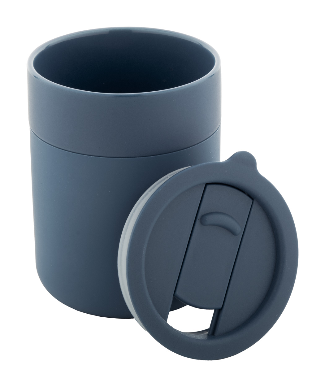 Potovalni keramični lonček s silikonsko prevleko 300 ml Potovalni keramični lonček s silikonsko prevleko 300 ml