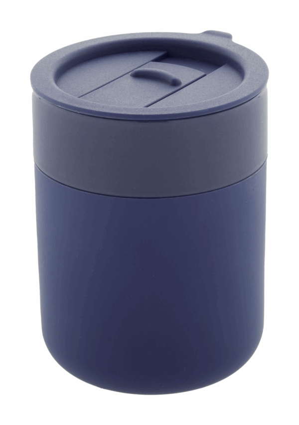 Potovalni keramični lonček s silikonsko prevleko 300 ml