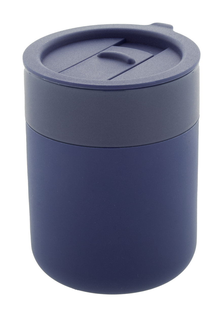 Potovalni keramični lonček s silikonsko prevleko 300 ml Potovalni keramični lonček s silikonsko prevleko 300 ml