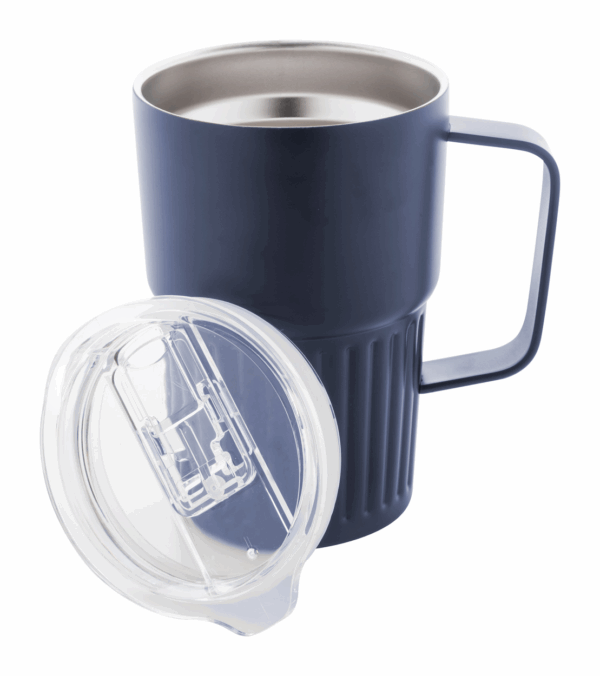 Termo lonček z dvojno steno - reciklirano nerjaveče jeklo 470 ml