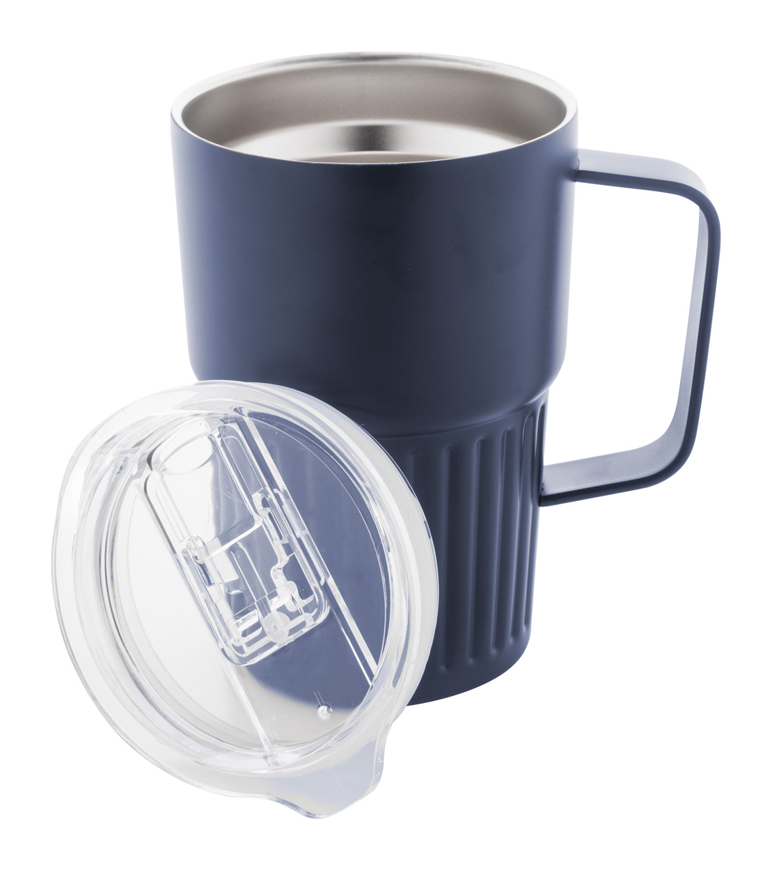 Termo lonček z dvojno steno - reciklirano nerjaveče jeklo 470 ml Termo lonček z dvojno steno - reciklirano nerjaveče jeklo 470 ml