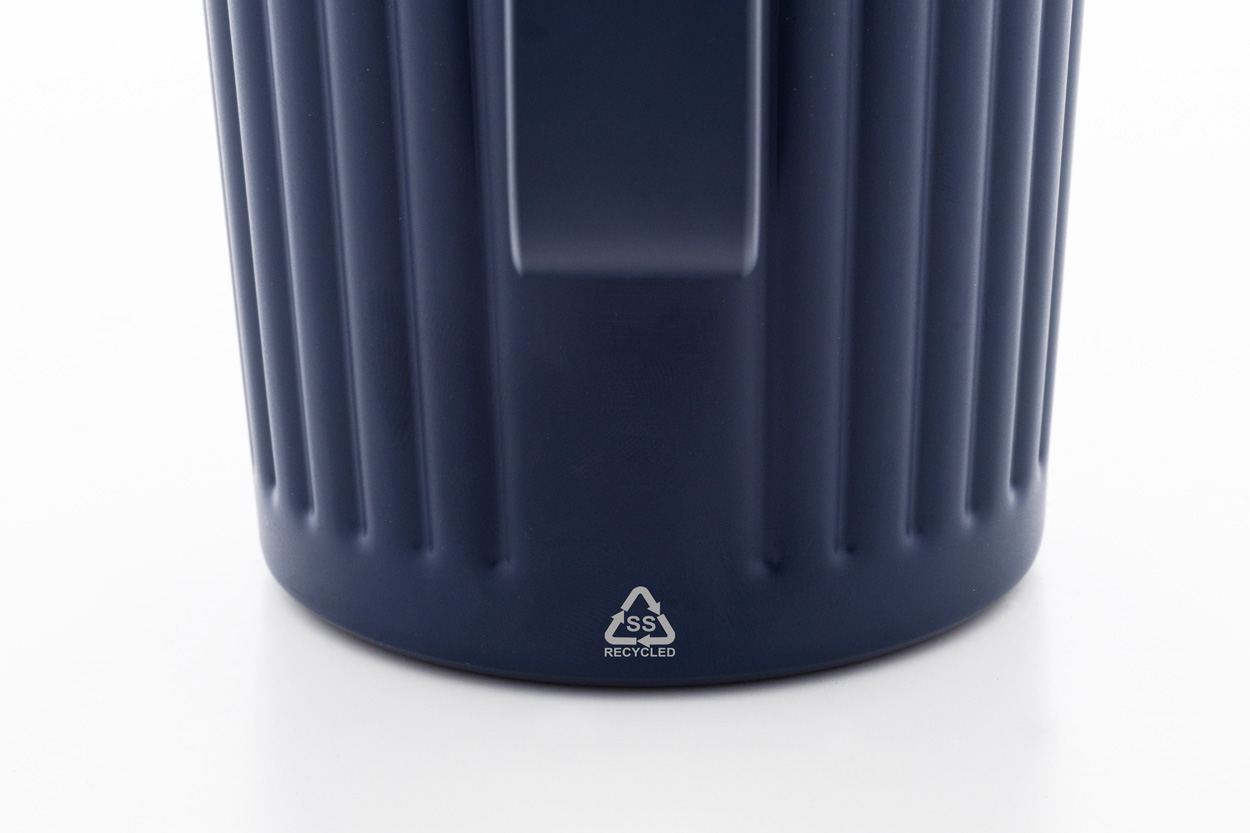 Termo lonček z dvojno steno - reciklirano nerjaveče jeklo 470 ml Termo lonček z dvojno steno - reciklirano nerjaveče jeklo 470 ml