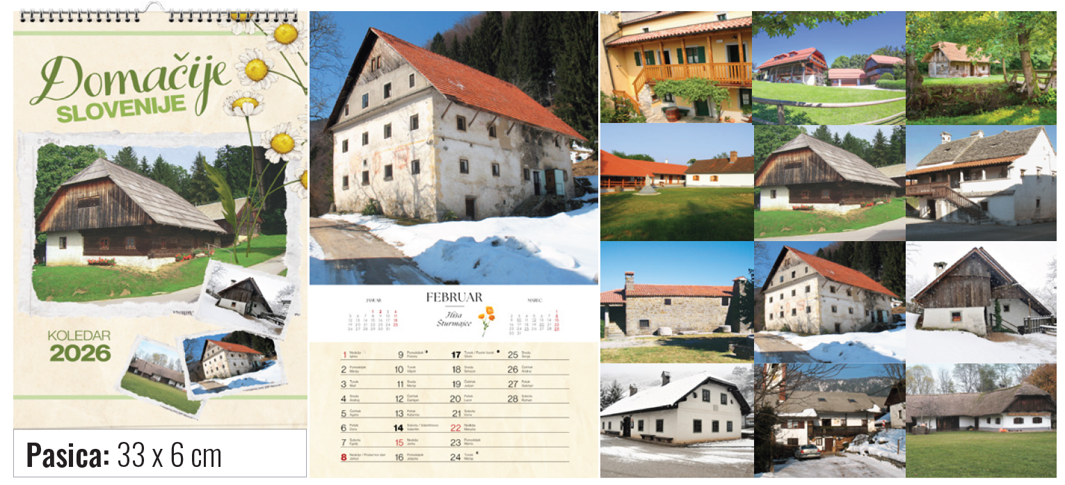 Koledar Domačije Slovenije Koledar Domačije Slovenije
