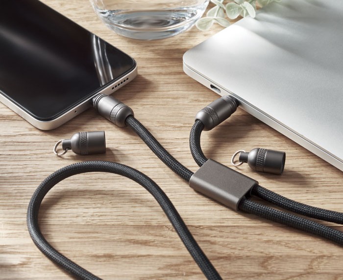 Kabel za polnjenje in prenos podatkov z držalom za telefon Shaka