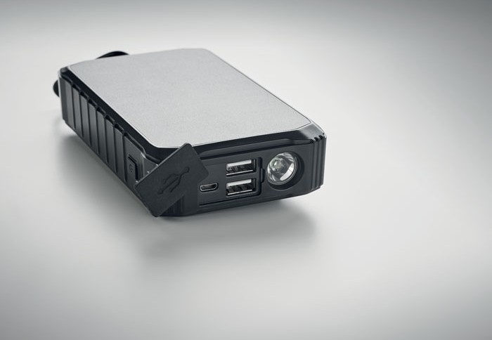 Solarna prenosna baterija Dya - power bank z dinamom 8000 mAh Solarna prenosna baterija Dya - power bank z dinamom 8000 mAh