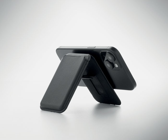 Magnetno držalo za kartice s funkcijo stojala