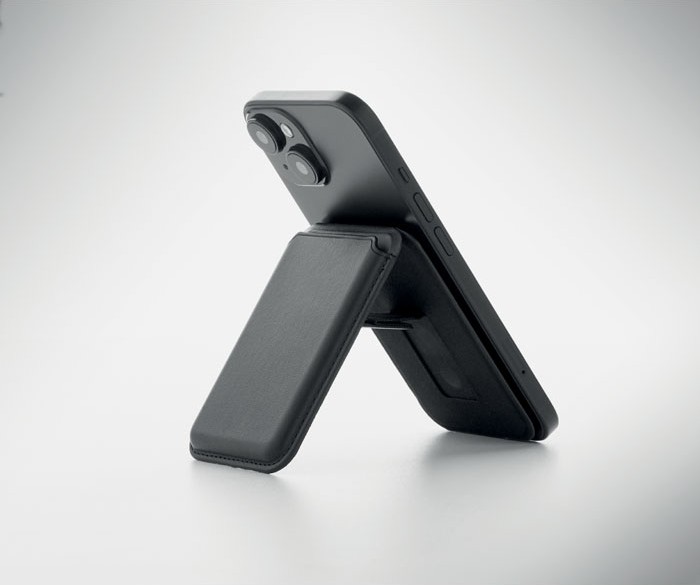 Magnetno držalo za kartice s funkcijo stojala