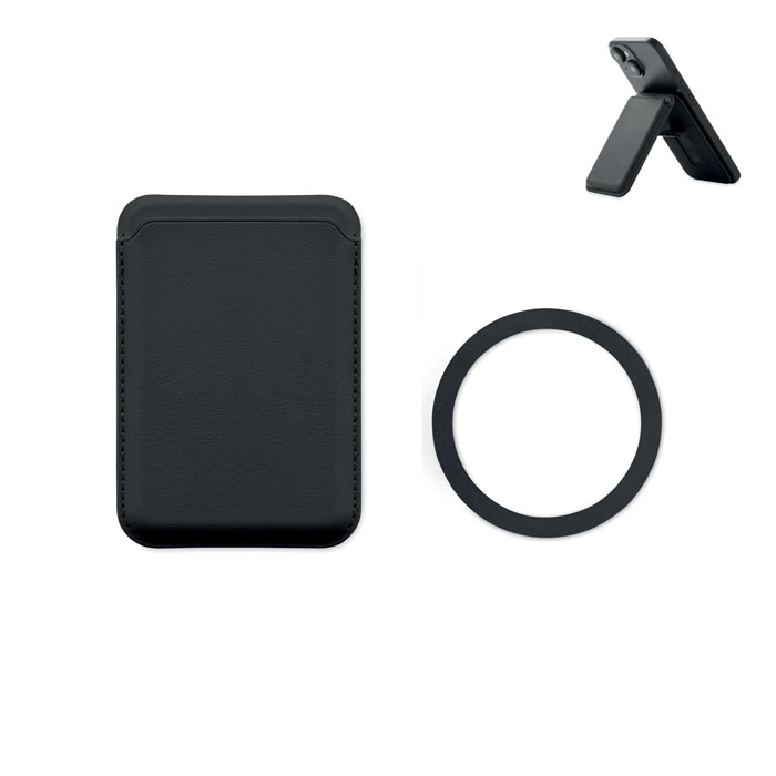 Magnetno držalo za kartice s funkcijo stojala