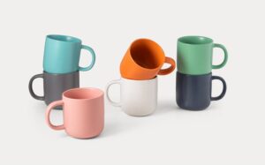 Keramična skodelica mat pikčasta Keramična skodelica mat pikčasta