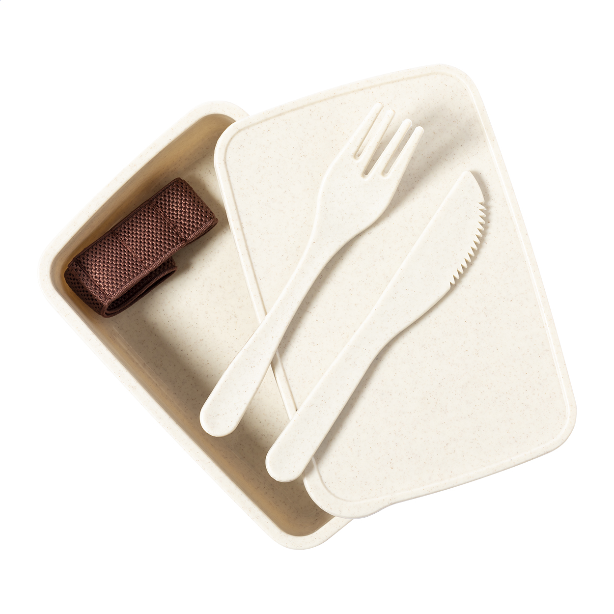 Posodica za malico z jedilnim priborom PP